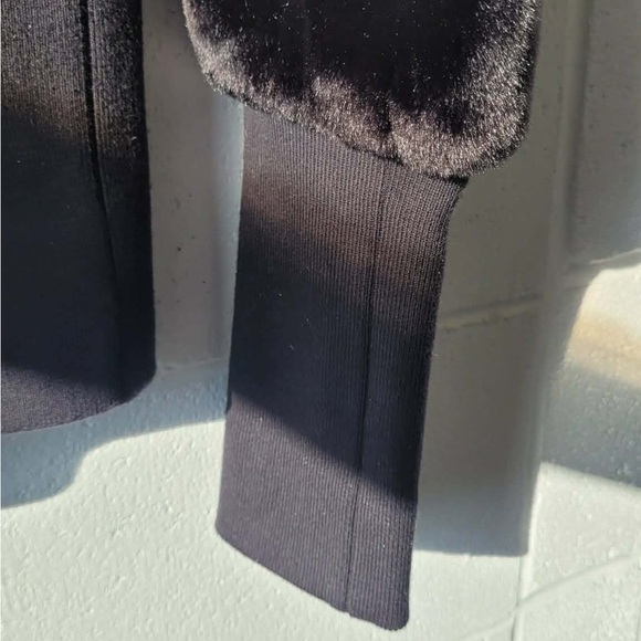 Black with Pink Cat Fuzzy Jacket - Picture 9 of 11